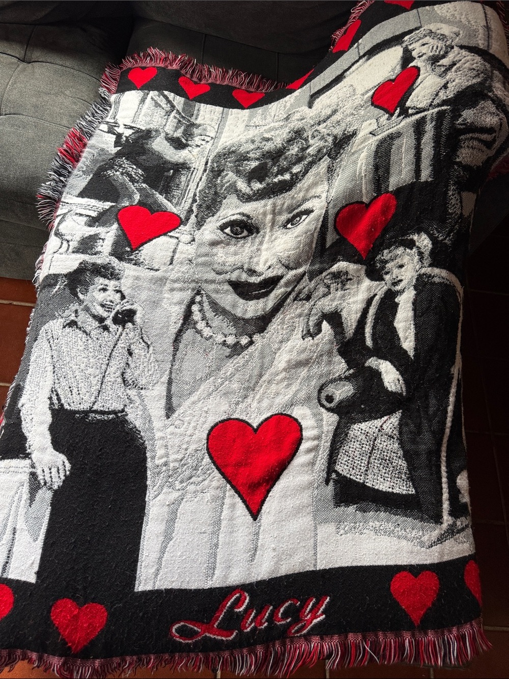 I love Lucy Blanket